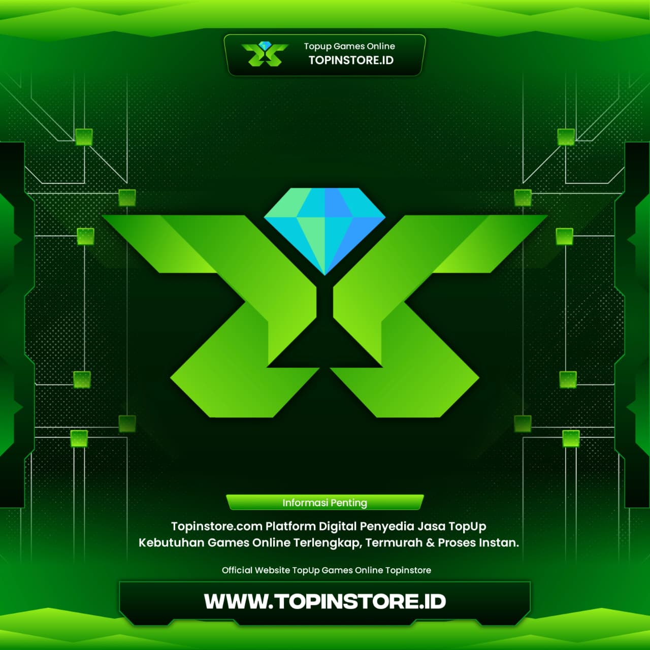 TOPINSTORE – Situs Top Up Game Murah dan Instan Nomor 1 di Indonesia (MLBB, FF, PUBG, Genshin Impact )